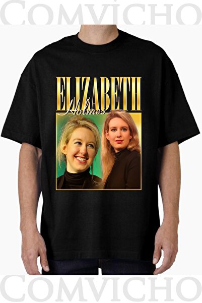 COMVİCHO تي شيرت مطبوع بتصميم إليزابيث v1 للجنسين