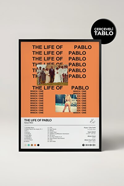 House Gorgeous Kanye West The Life Of Pablo Album Designat de Spotify Poster ...