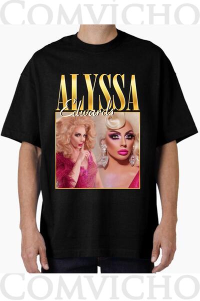 COMVİCHO تي شيرت مطبوع بتصميم أليسا v1 للجنسين