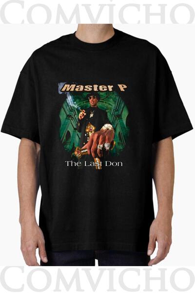 COMVİCHO تي شيرت مطبوع بتصميم كبير الحجم للجنسين من Master p v1