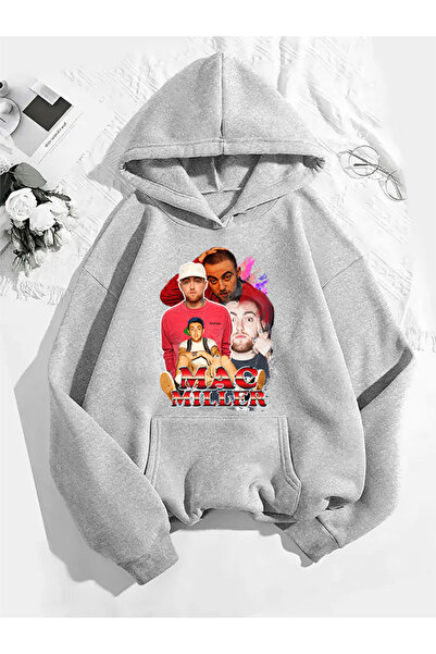 COMVİCHO سترة رياضية رمادية اللون مطبوعة من ماك ميلر v5