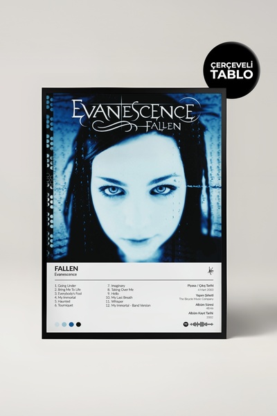 House Gorgeous Αφίσα Spotify με σχέδιο άλμπουμ Evanescence Fallen