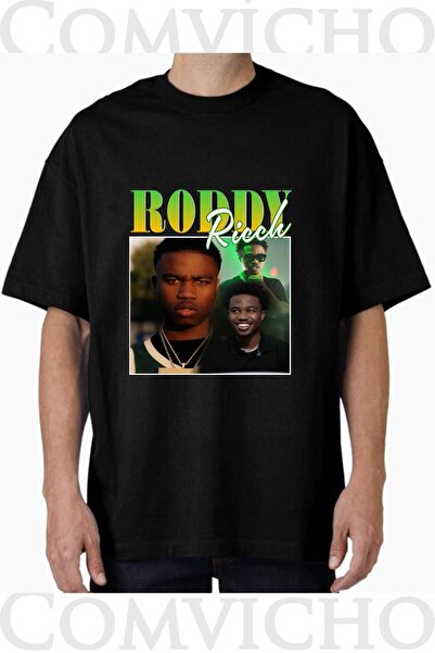 COMVİCHO تي شيرت مطبوع بتصميم Roddy v1 للجنسين