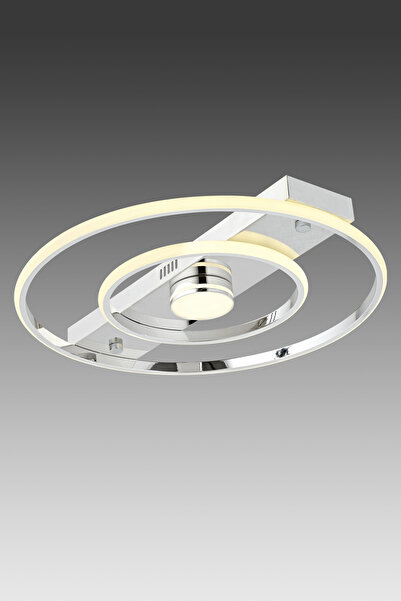 ESSLİGHT Alfa 45 Cm 3 Işık Mod’lu Modern Salon Mutfak Yatak Odası Led Avizesi