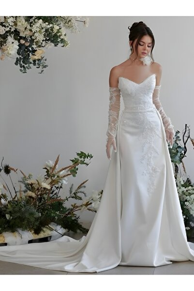 DADUCOLLECTİON Tafta İşlemeli  transformation gelinlik