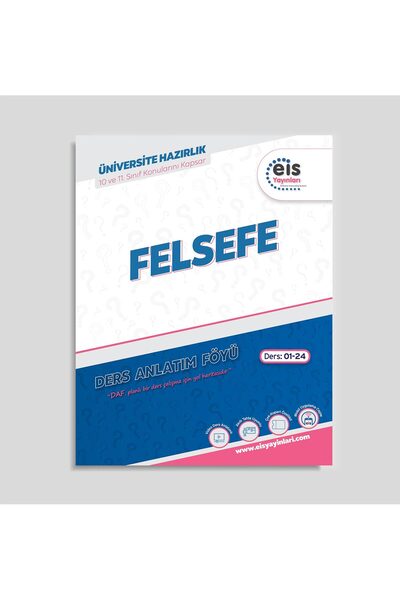eis Yayınları YKS- Mavi Set - DAF - Felsefe /