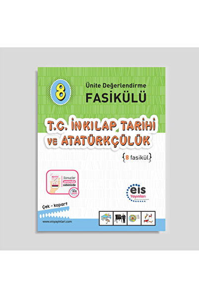 eis Yayınları 8. Sınıf T.c. Inkılap Tarihi Ve Atatürkçülük Ünite Değerlendirm...