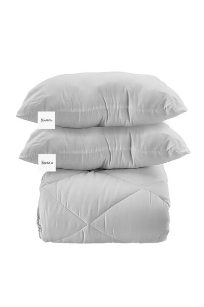 She&Co لحاف أطفال قطن و2 مخدة أطفال قطن