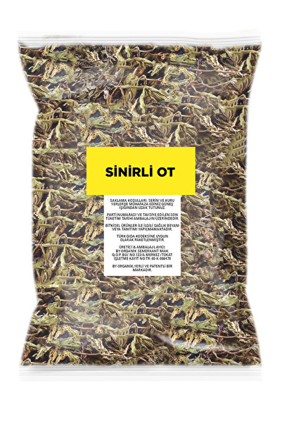 BY ORGANİK Sinirli Ot - Damar Otu 110 gr ( Saplı )