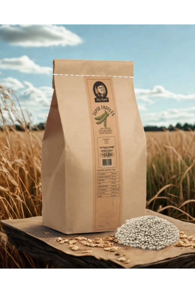 Haci Kamil İspir Şeker Kuru Fasulye 2025 Ekim Mahsulü 1000 gr