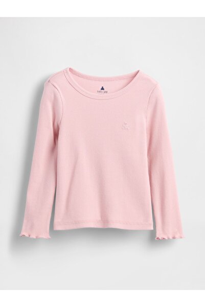 GAP Kız Bebek Pembe Mix & Match Rib T-Shirt
