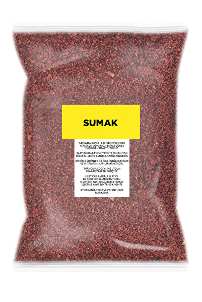 BY ORGANİK Sumak Toz 100 gr ( Katkısız )