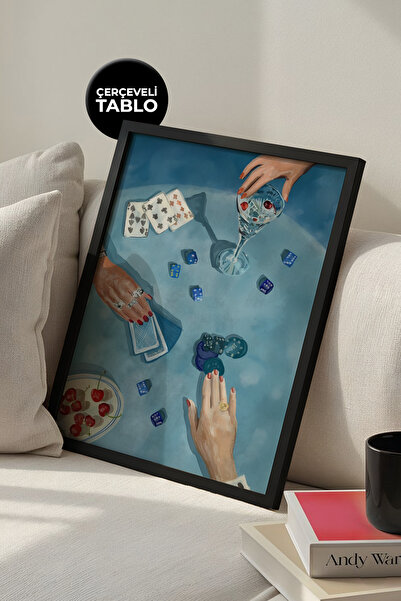 House Gorgeous Pictură artistică înrămată, sufragerie, sala de jocuri, efect ...