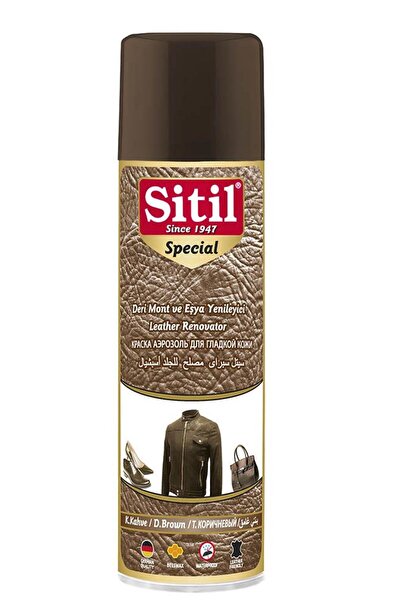 SİTİL Süet Nubuk Sprey K.kahve Boya 250 Ml