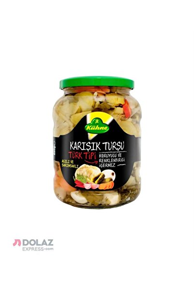 Kühne Türk Tipi Karışık Turşu 720 ml