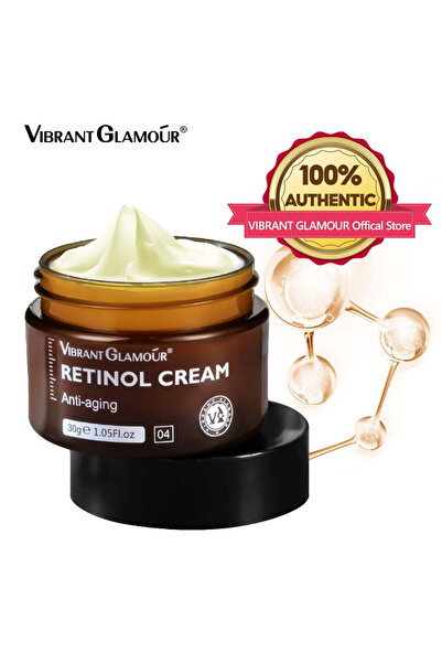 Vibrant Glamour كريم ريتينول للوجه مضاد للشيخوخة ومبيض، 30 جرام