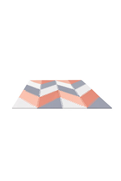 Skip Hop سكيبهوب - بساط لعب للأطفال رمادي ومشمشي