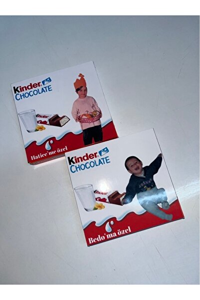 Tasarım Kinderr chocolatee bebek fotoğraflı çikolata sevgiliye kız arkadaşa h...