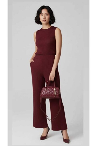 KTHAYA حقيبة يد وكتف منقوشة بالبلاكوا من تشارمي