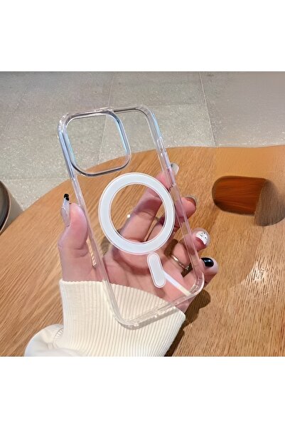 OSG iPhone 16 Pro Max Uyumlu Magsafe Kablosuz Şarj Destekli Darbe Emici Yapıl...