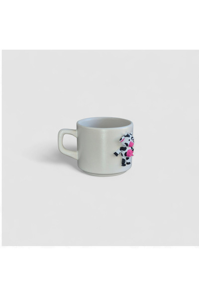 OEM sevimli kupa bardak 3D inek figürlü bardak el yapımı kupa bardak hediyelik kupa bardak