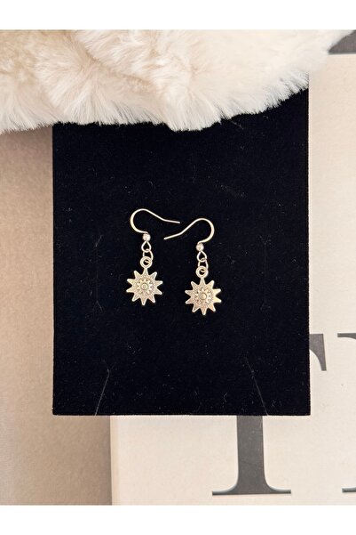 WhimsyWhite أقراط من الفولاذ من Güneş Minimal