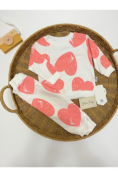 By Murat Bebe 100% Cotton Heart Baby Set