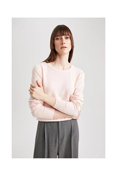 DeFacto F7091Az/Gr77 Defacto Women's Sweater Gray Melange