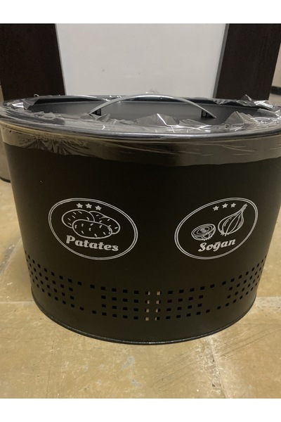 Homex 2 Bölmeli Patates / Soğan Kutusu Krem Renk