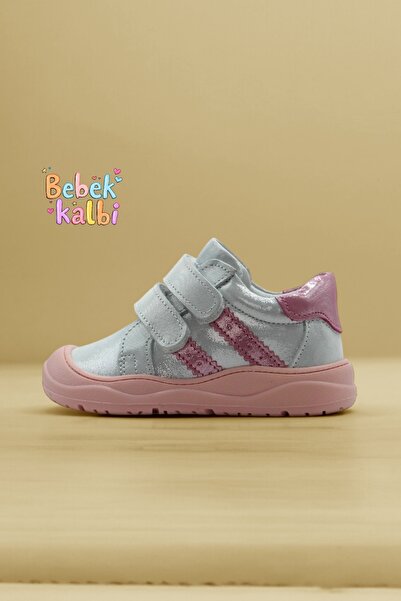 NİNO BEBE حذاء Nino من الجلد الطبيعي لتقويم العظام للفتيات الصغيرات