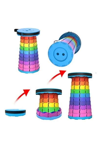 Rabelix Online Marketing Portatif Katlanabilir Taşınabilir Kademeli Tabure Te...