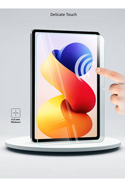 Wtech Xiaomi Redmi Pad 2 Pro 2025 (12.1 inch) Premium Series Curved Edges Tempered Glass - Clear