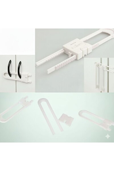 DAMMERUN Πλαστική Κλειδαριά Ασφαλείας για Παιδιά – Συσκευή Ασφαλείας για Ντου...