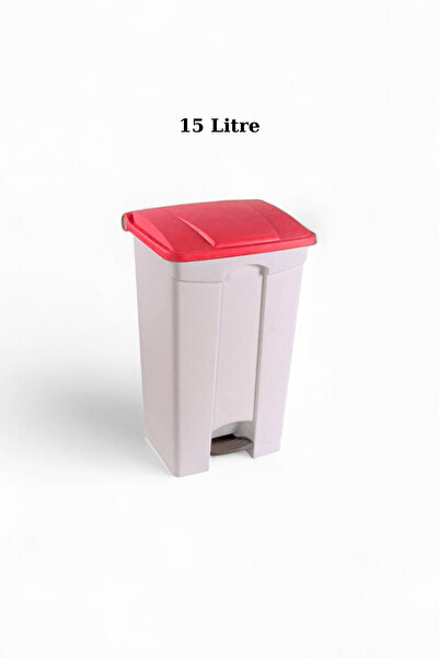 StarLoft Slim Pedallı Çöp Kovası 15 Lt - Iç Ve Dış Mekan Çöp Kutusu- Atık Kutusu
