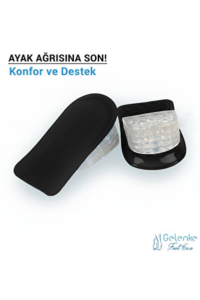 Gelenke 3,5 cm Boy Uzatıcı Jel Tabanlık - Gizli Topuk Yükseltici