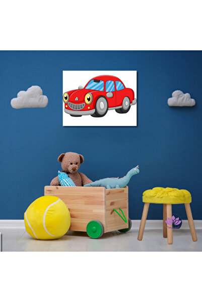 LİLYHOBBYLAND Çocuklar için Renkli Baskılı Sayılarla Boyama Hobi Seti: Kırmız...