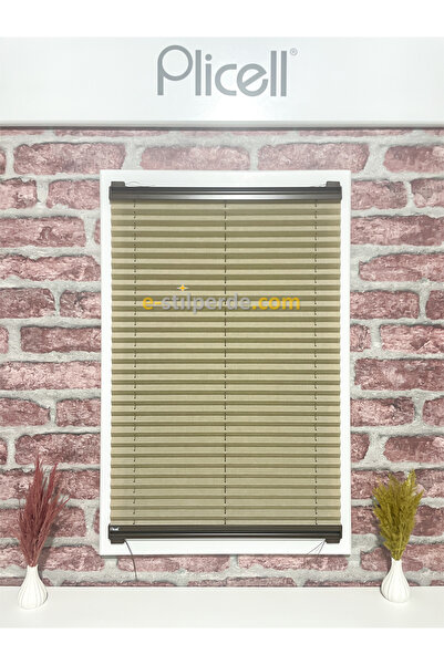 IŞILTI Perde Sistemleri Plicell Plise Perde Dutch - 02 Keten Vizon