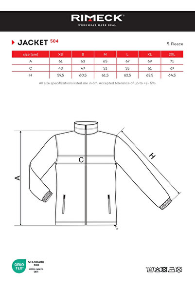 RIMECK Women's Fleece Jacket Anti-Pilling Treatment