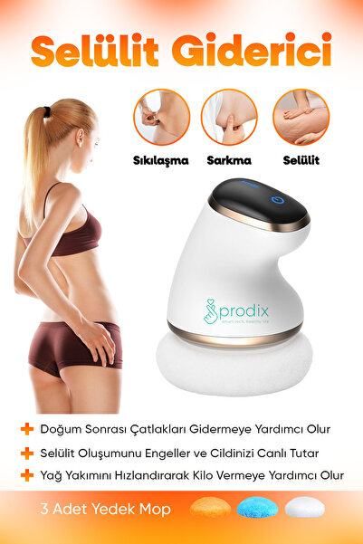 PRODİX Cilt Sıkılaştırıcı Yağ Yakma Cihazı | Selülit Azaltıcı Sıkılaştırıcı E...