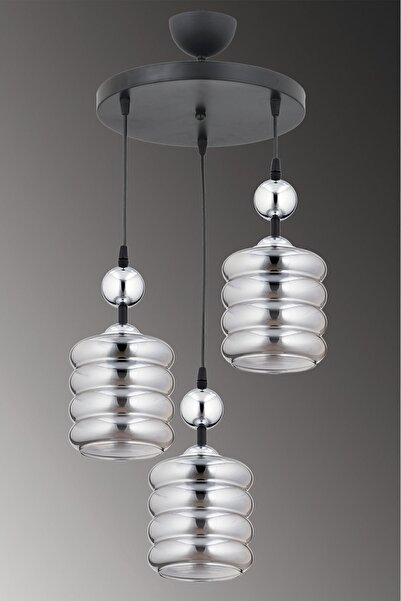 ESSLİGHT Maya 3 Lü Sarkıt Avize Salon Mutfak Yatak Odası