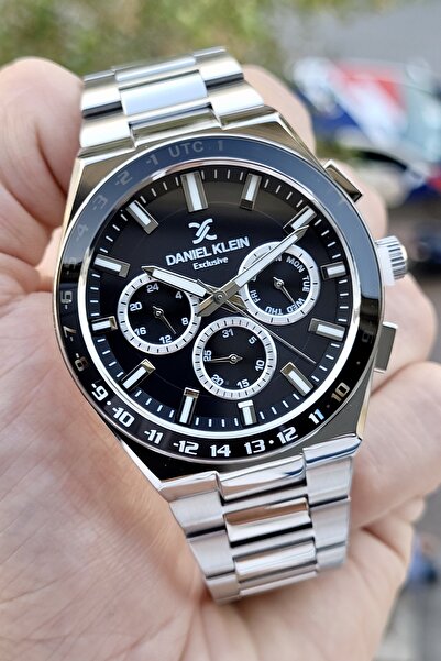 Daniel Klein Kadranı Siyah Kordonu Gri Renk Fonksiyonlu Ayarlanabilir Kordonl...