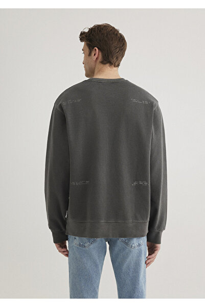 Mavi Bisiklet Yaka Antrasit Sweatshirt 0S10337-70092