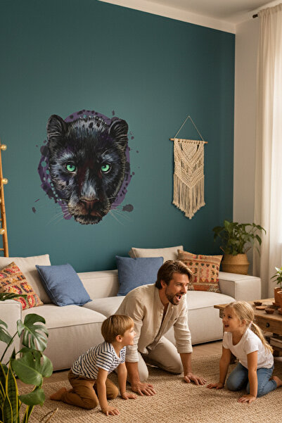 KT Decor Puma umetnička 3D portretna zidna naljepnica - Veličanstveno