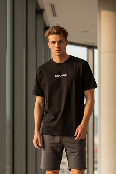 UNCİA OUTDOORS Μπλουζάκι με λαιμόκοψη Unisex με στάμπα από βαμβάκι