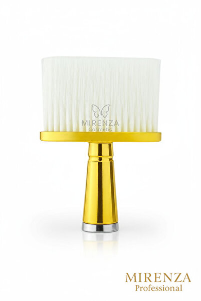 mirenza cosmetic Βούρτσα καθαρισμού της κεφαλής Gold Hair Salon Barber - Μαλακές τρίχες