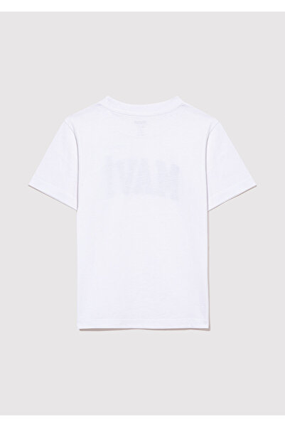 Mavi Koszulka z nadrukiem z logo w kolorze białym, regularny krój / normalny krój 7610109-70000