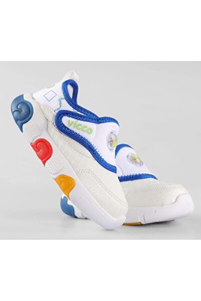 Vicco Sort Lighted Orthopedic Children's Sports Shoes White