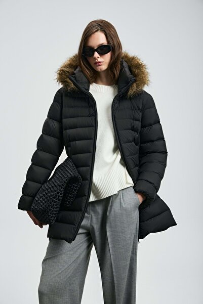 Lufian 122120049 Elite Goose down Women's Coat Black