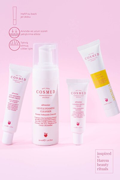 COSMED Hassas Ciltler İçin Yatıştırıcı Su Bazlı Nemlendirici Krem/Ultrasense CALMING WATER CREAM 30 ML