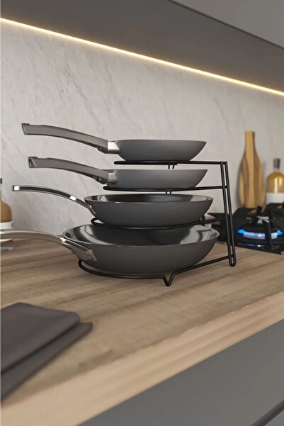 SUNTEL BANYO VE MUTFAK AKSESUARLARI Tava Organizer - Mutfak Rafı Ve Düzenleyi...